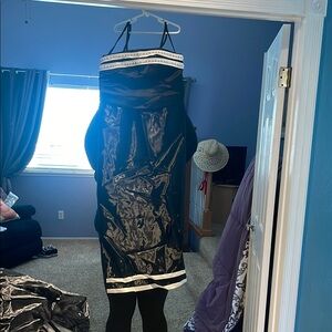 Chic Black and White Dress